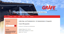 Desktop Screenshot of graefe-glas.de